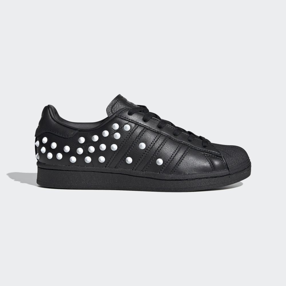 Originals Adidas Superstar Dama Romania - Negrii/Albi/Rosii Inchis FV3343